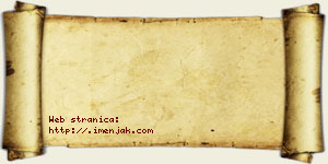 Vera Sebić vizit kartica